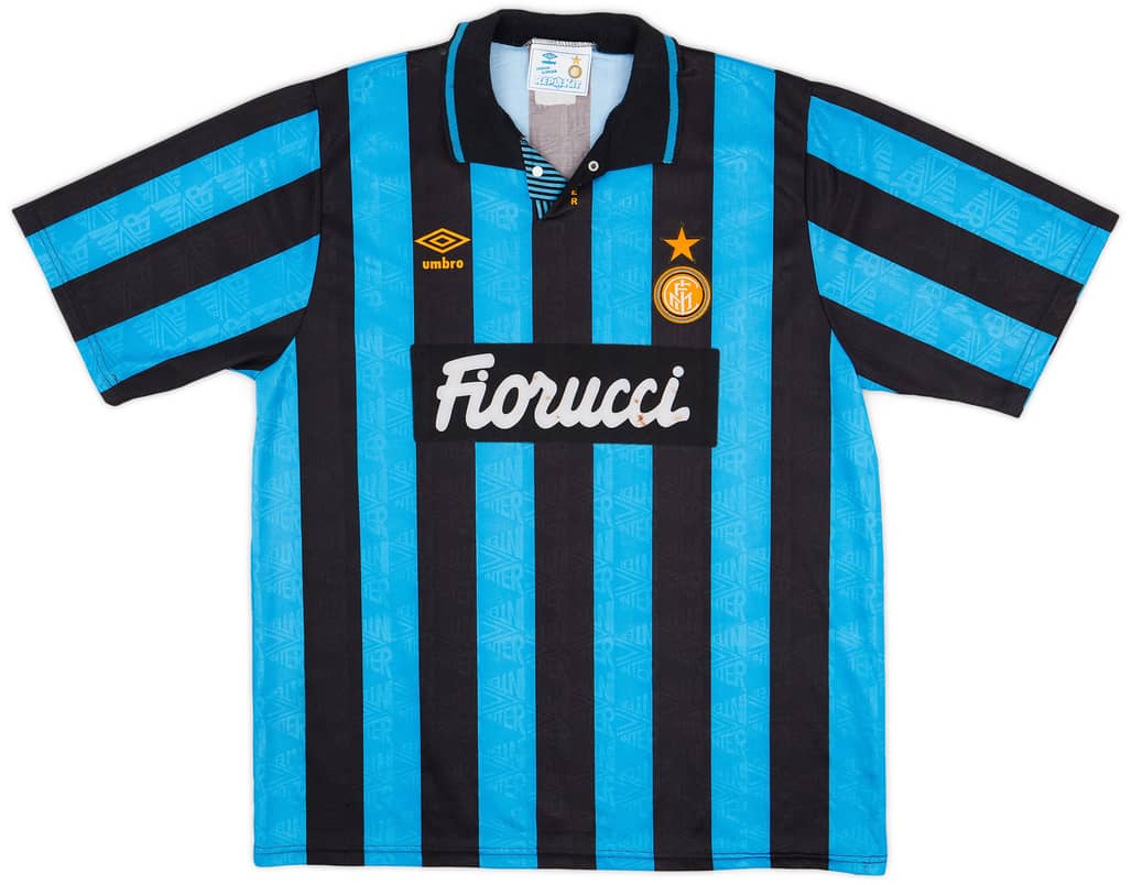 1992-94 Inter Milan Home Shirt - 6/10 - (XL)