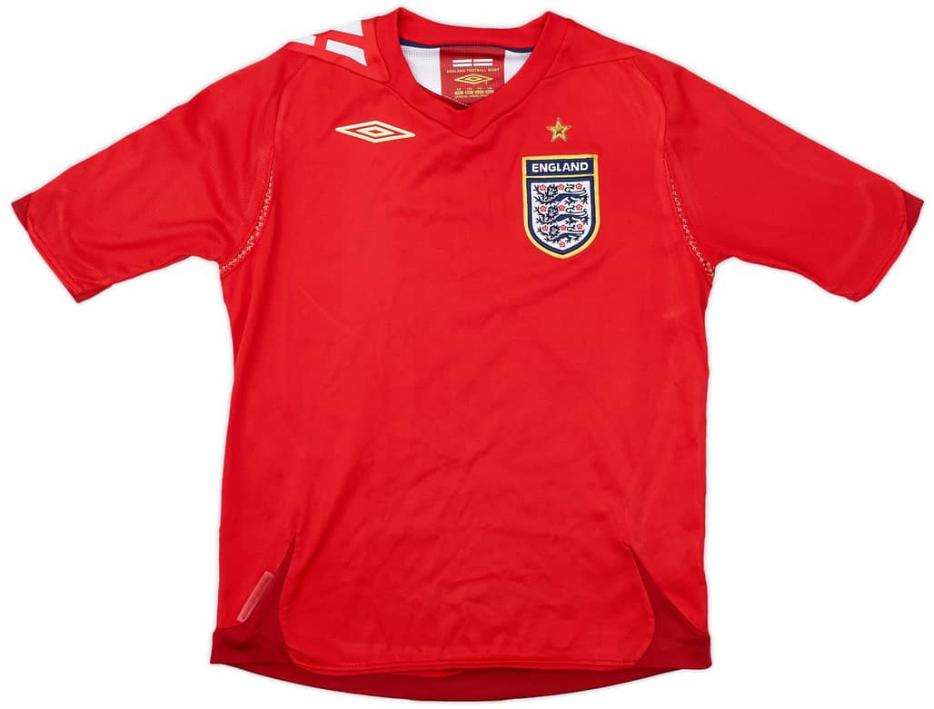 2006-08 England Away Shirt - 9/10 - (S.Boys)