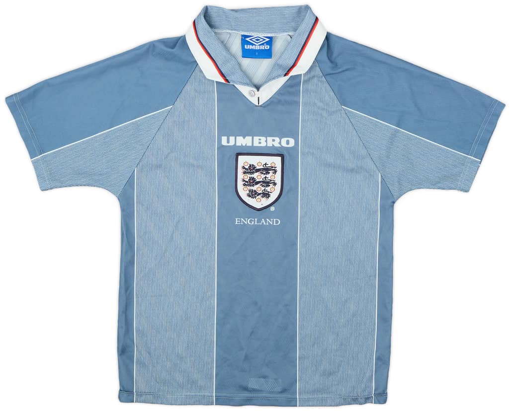 1996-97 England Away Shirt - 8/10 - (Y)