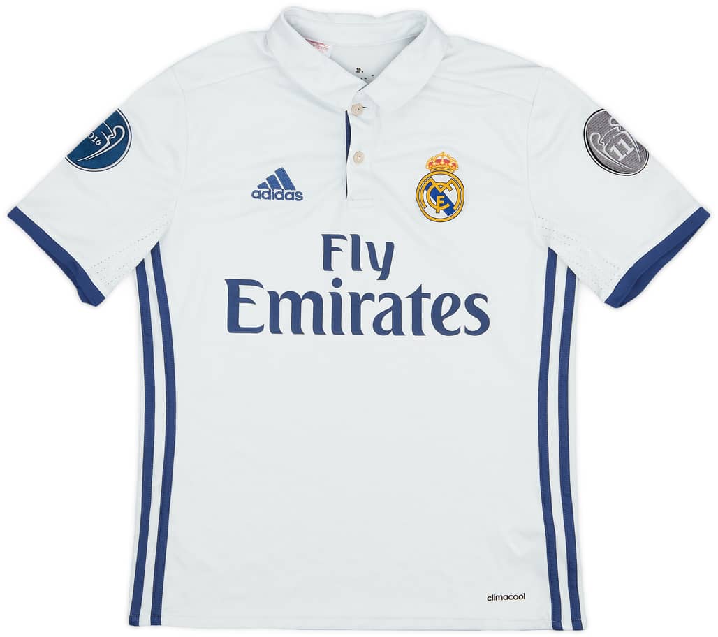 2016-17 Real Madrid Home Shirt - 4/10 - (XL.Boys)