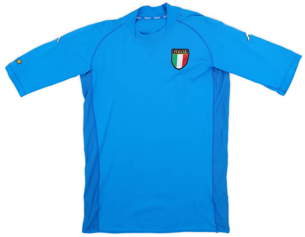 2002 Italy Home Shirt - 7/10 - (XL.Boys)