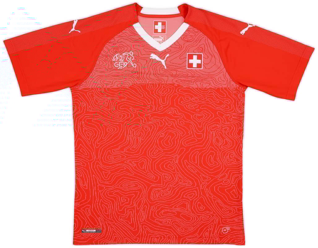 2018-20 Switzerland Home Shirt - 9/10 - (M)
