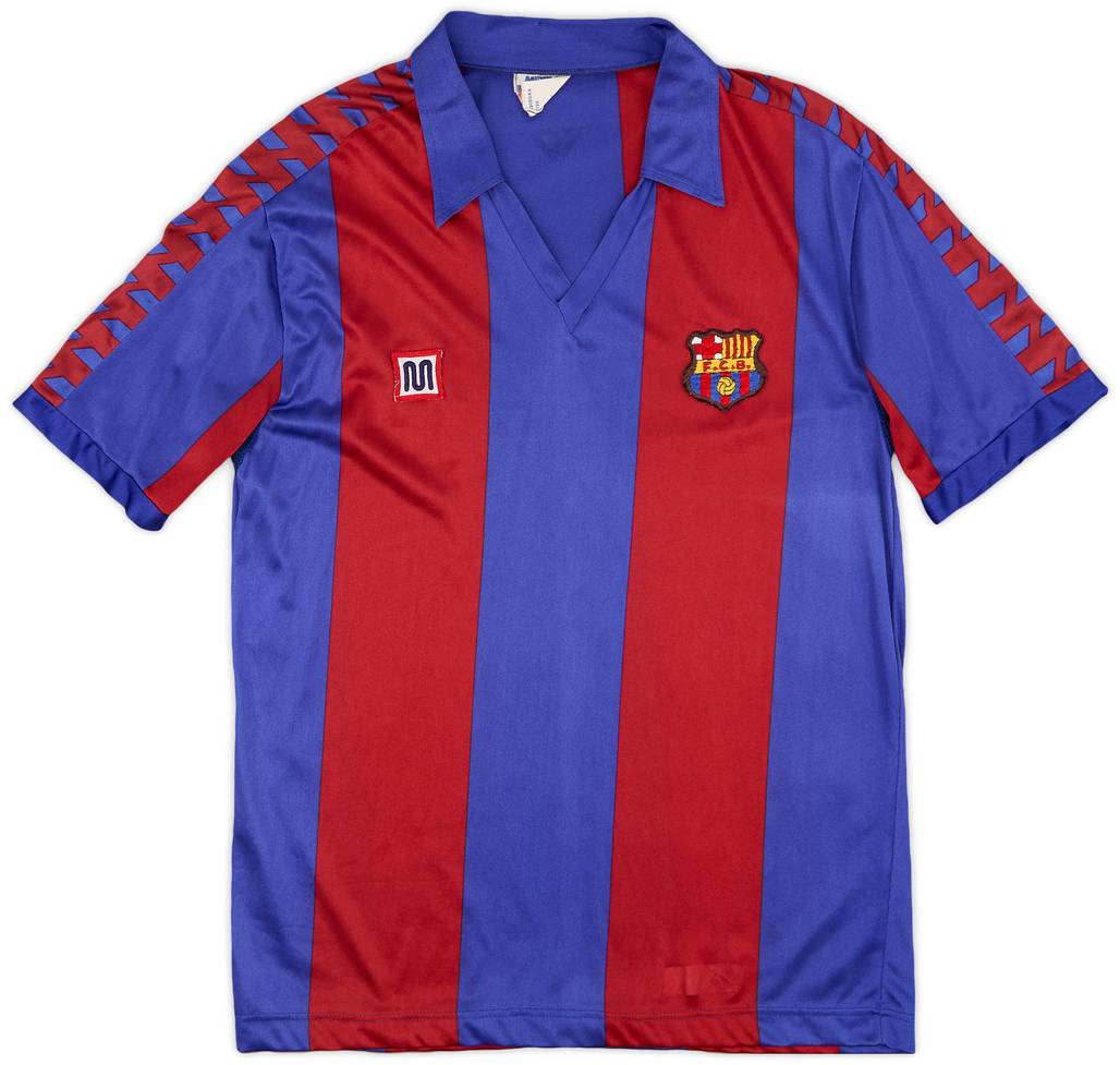 1984-89 Barcelona Home Shirt - 7/10 - (L)