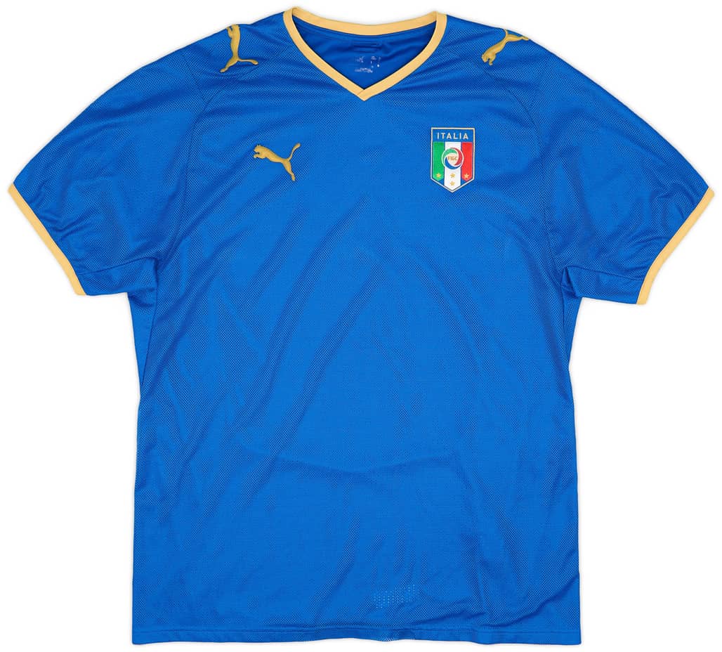 2007-08 Italy Home Shirt - 8/10 - (L)