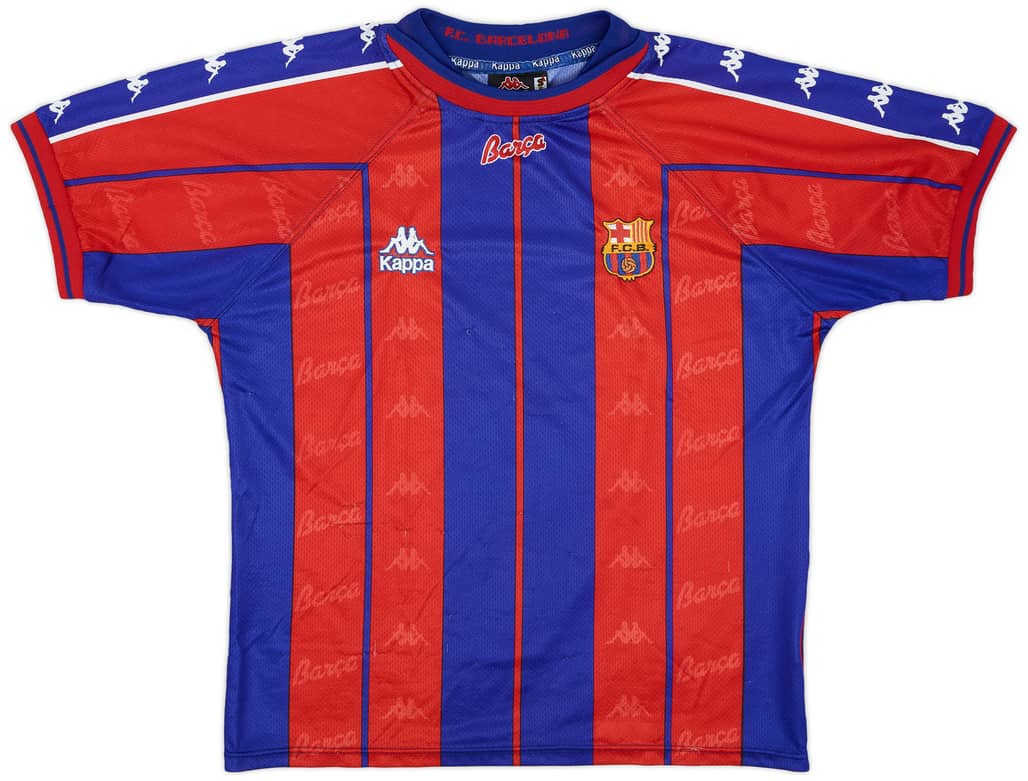 1997-98 Barcelona Home Shirt - 7/10 - (S)