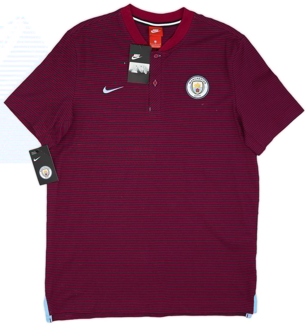 2017-18 Manchester City Nike Polo Shirt (L)