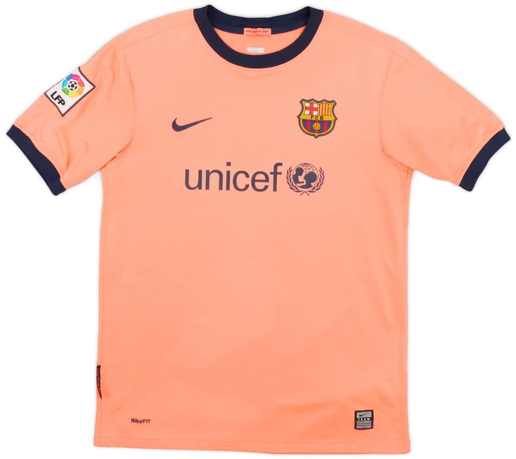 2009-10 Barcelona Away Shirt - 8/10 - (XL.Boys)