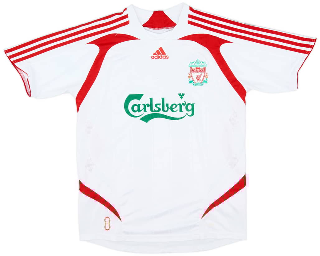 2007-08 Liverpool Away Shirt - 7/10 - (XL.Boys)