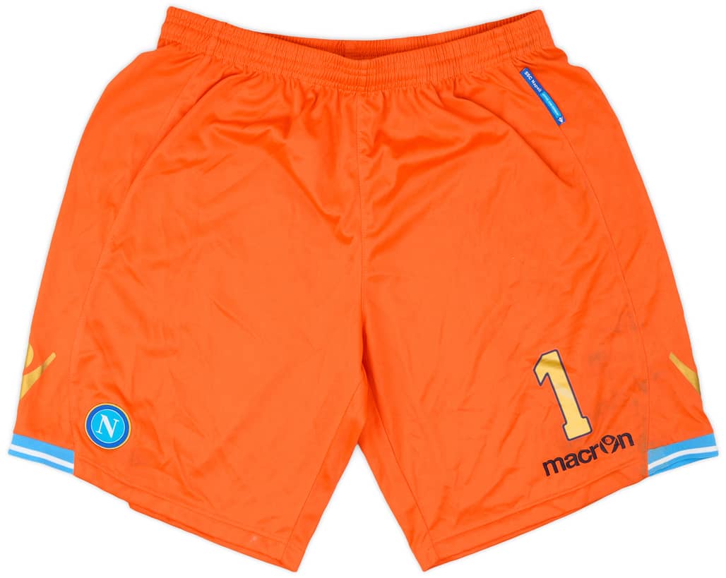 2011-12 Napoli Player Issue GK Shorts #1 - 4/10 - (XXL)