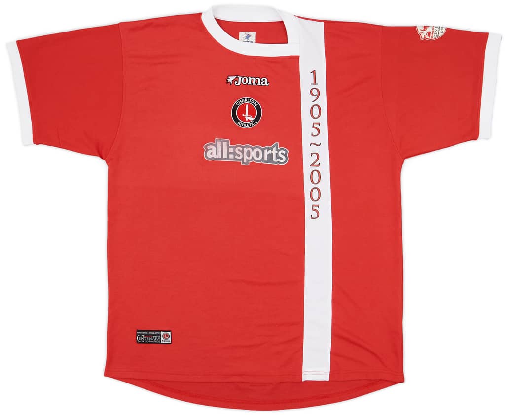2005-06 Charlton Centenary Home Shirt - 6/10 - (XL)