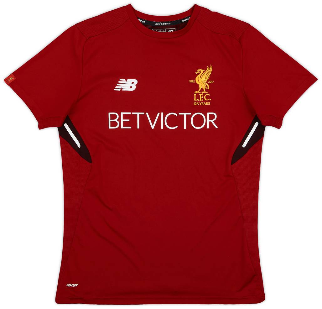 2017-18 Liverpool New Balance Training Shirt - 8/10 - (M)