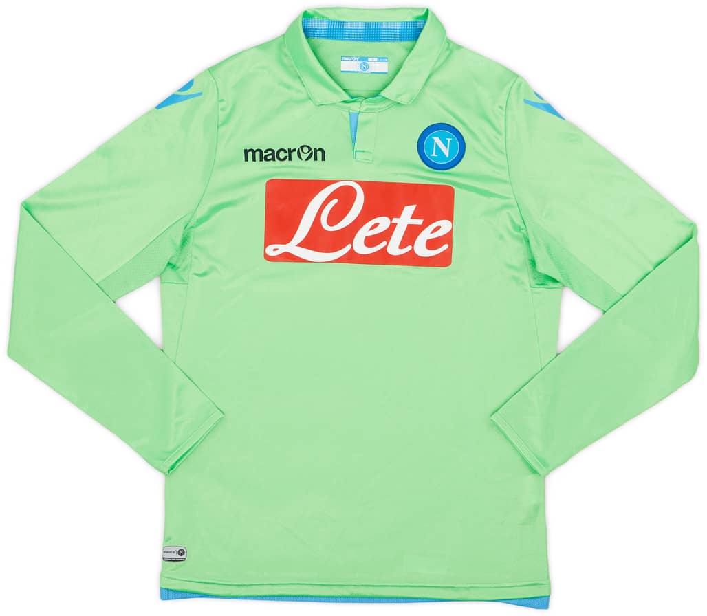 2015-16 Napoli GK Shirt - 9/10 - (M)
