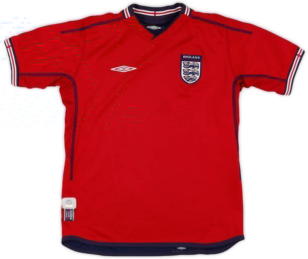 2002-04 England Away Shirt - 8/10 - (S.Boys)