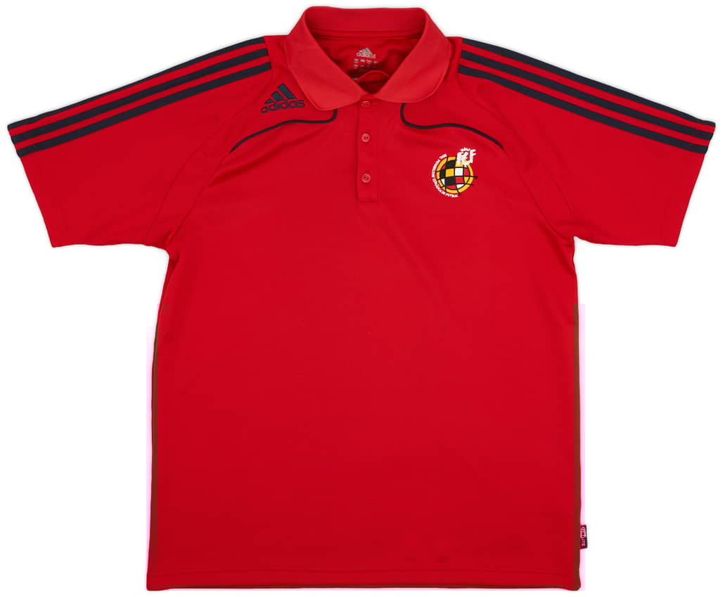 2008-09 Spain adidas Polo Shirt - 9/10 - (L)