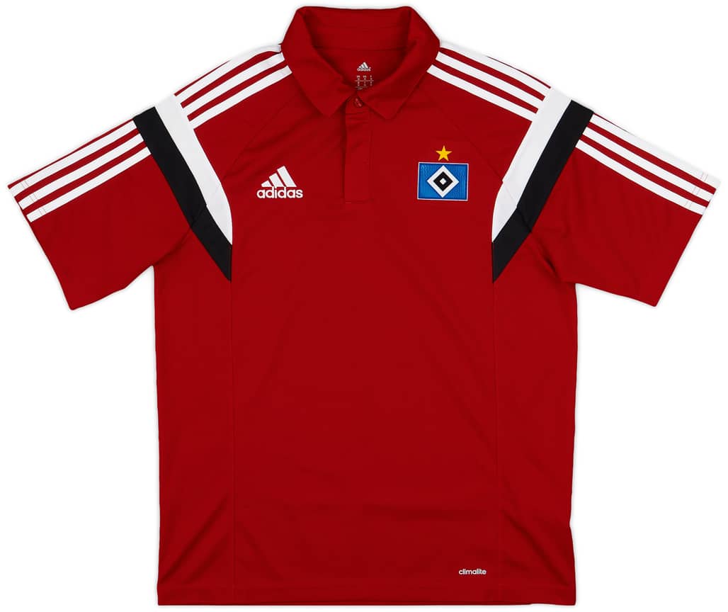 2014-15 Hamburg adidas Polo Shirt - 9/10 - (M)