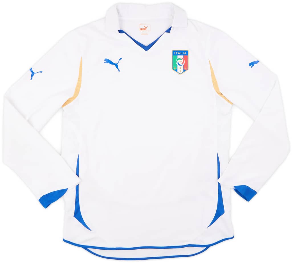 2010-12 Italy Away L/S Shirt - 8/10 - (L)