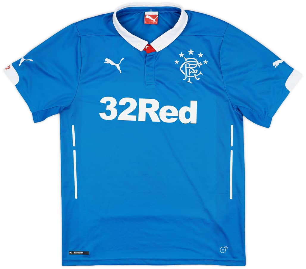 2014-15 Rangers Home Shirt - 9/10 - (L)