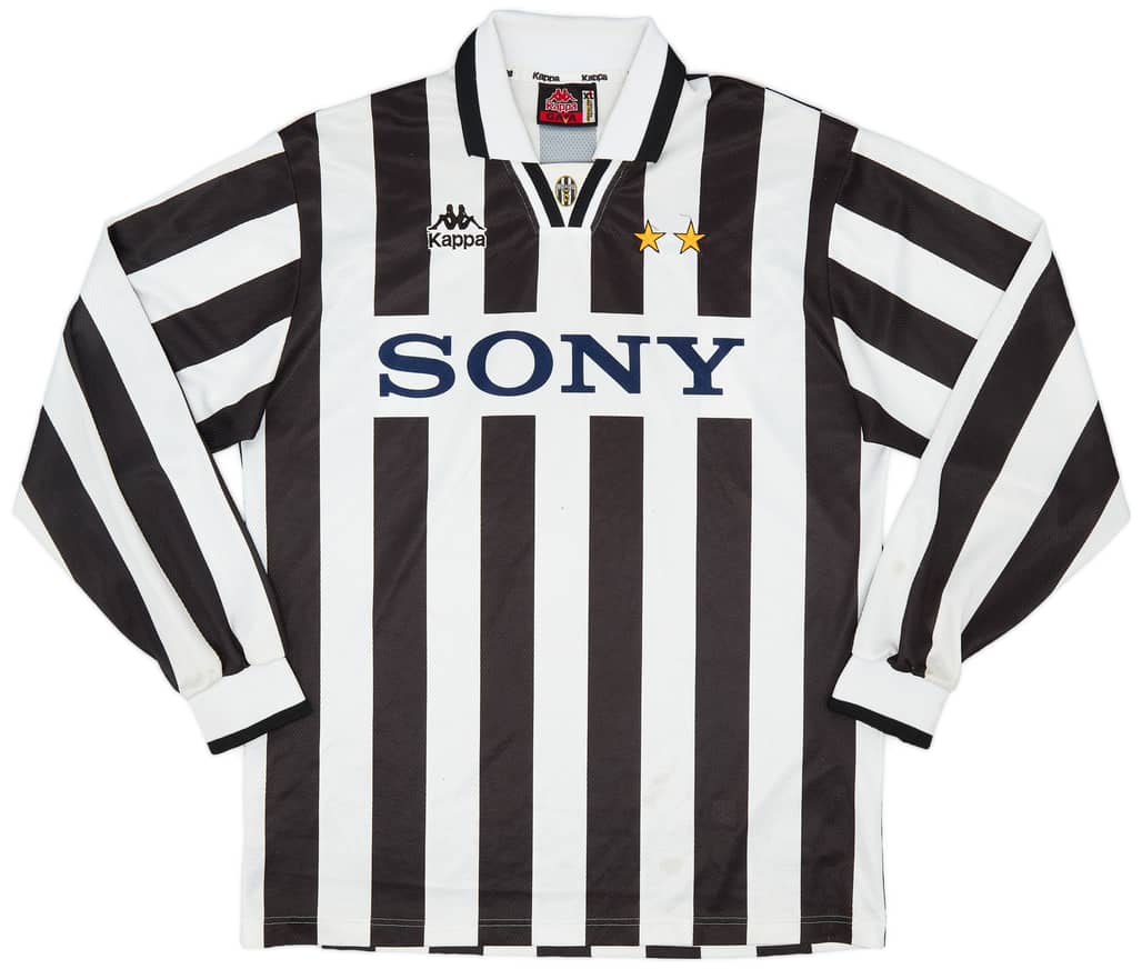 1995-97 Juventus Home L/S Shirt - 6/10 - (XL)