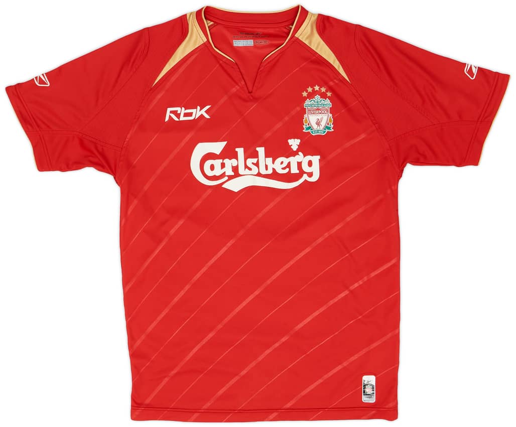 2005-06 Liverpool CL Home Shirt - 7/10 - (XS)