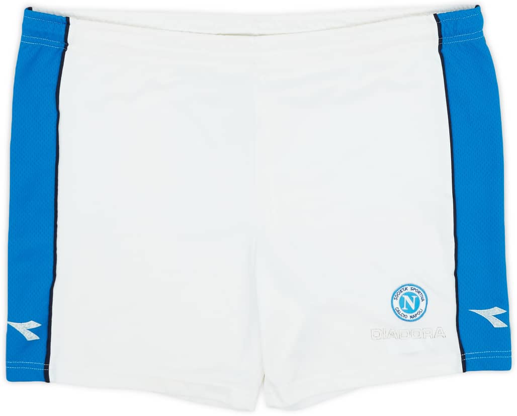 2000-01 Napoli Home Shorts - 5/10 - (XL)