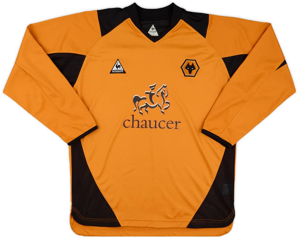 2004-06 Wolves Home L/S Shirt - 8/10 - (S)