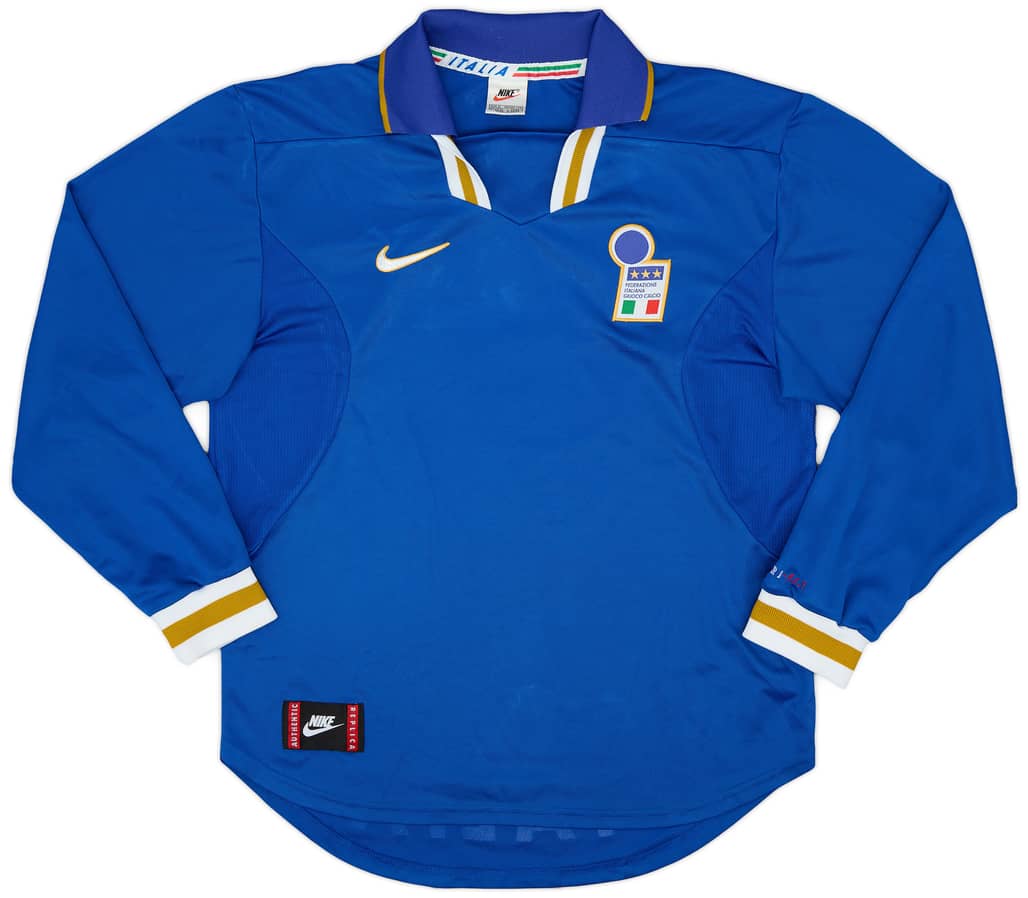 1996-97 Italy Home L/S Shirt - 8/10 - (M)
