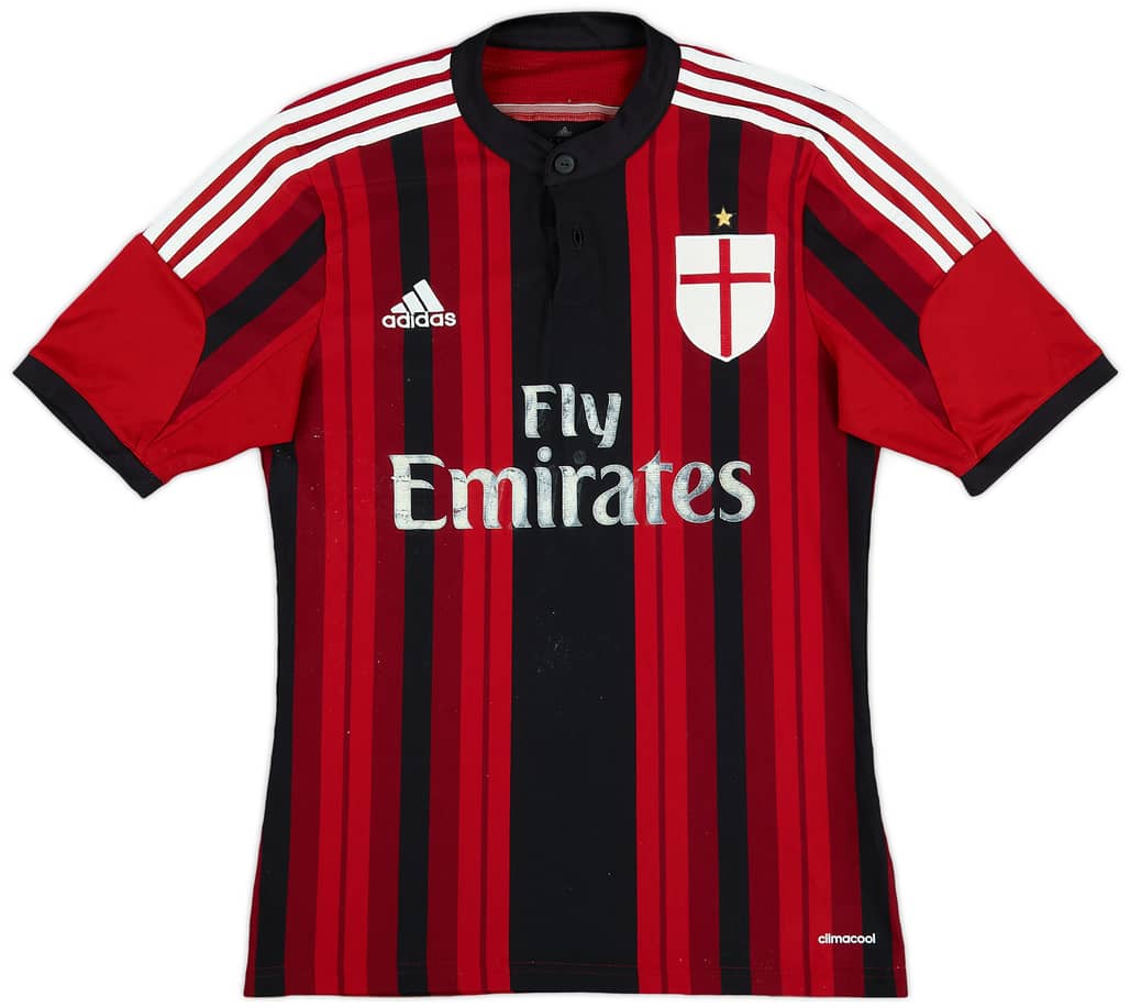 2014-15 AC Milan Home Shirt - 4/10 - (S)