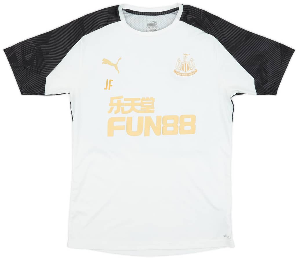 2018-19 Newcastle Staff Issue Puma Training Shirt 'JF' - 9/10 - (M)