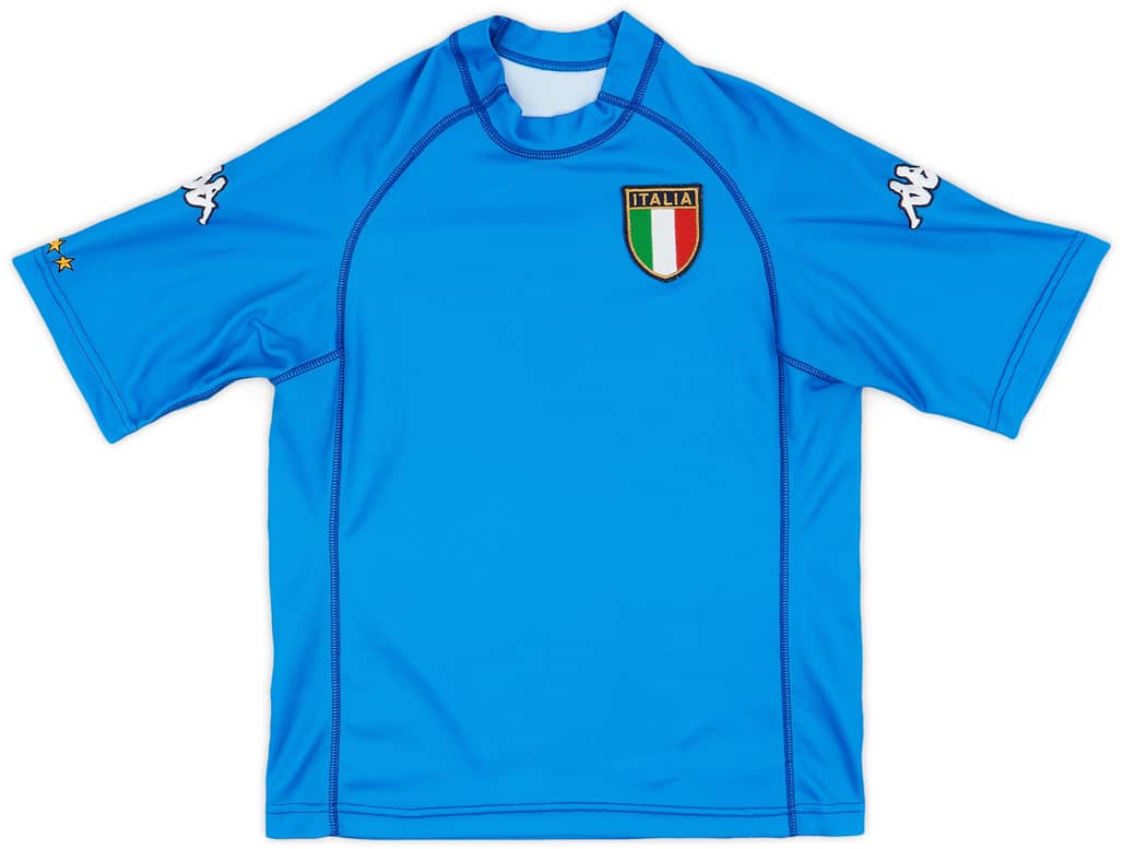 2000-01 Italy Home Shirt - 8/10 - (XL.Boys)