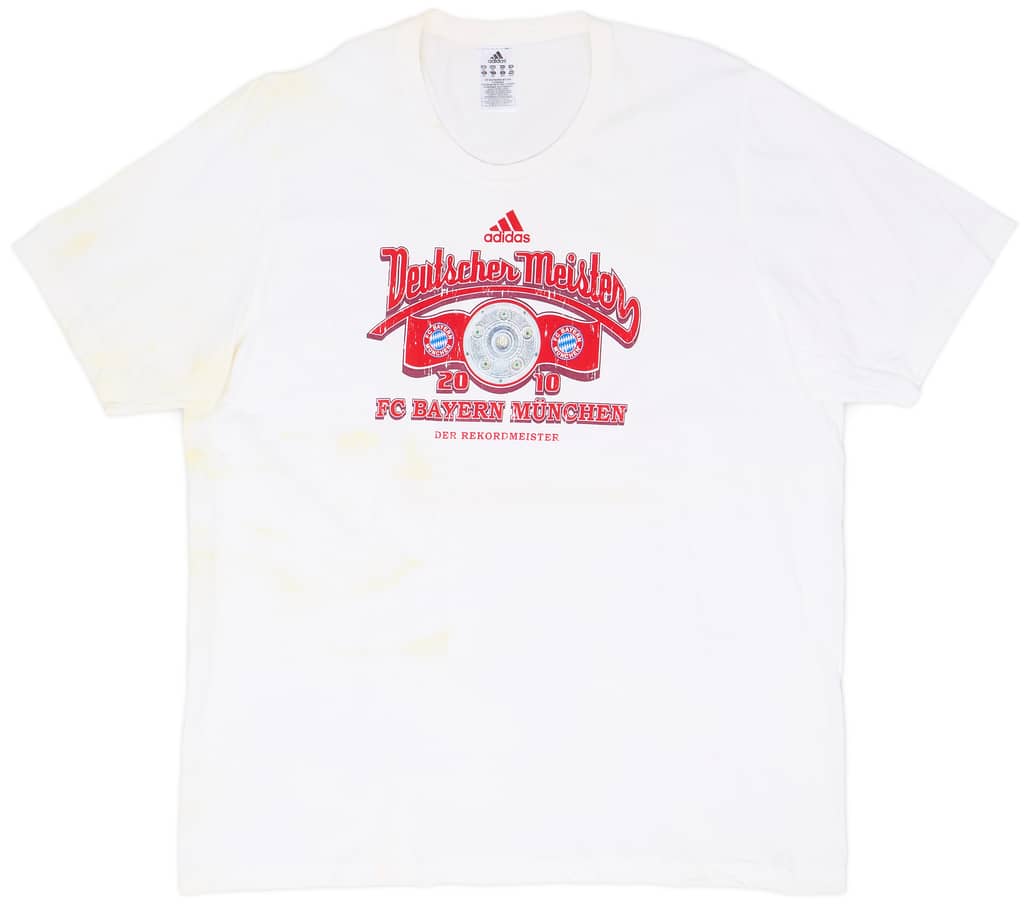 2010-11 Bayern Munich adidas Graphic Tee - 5/10 - (XXL)