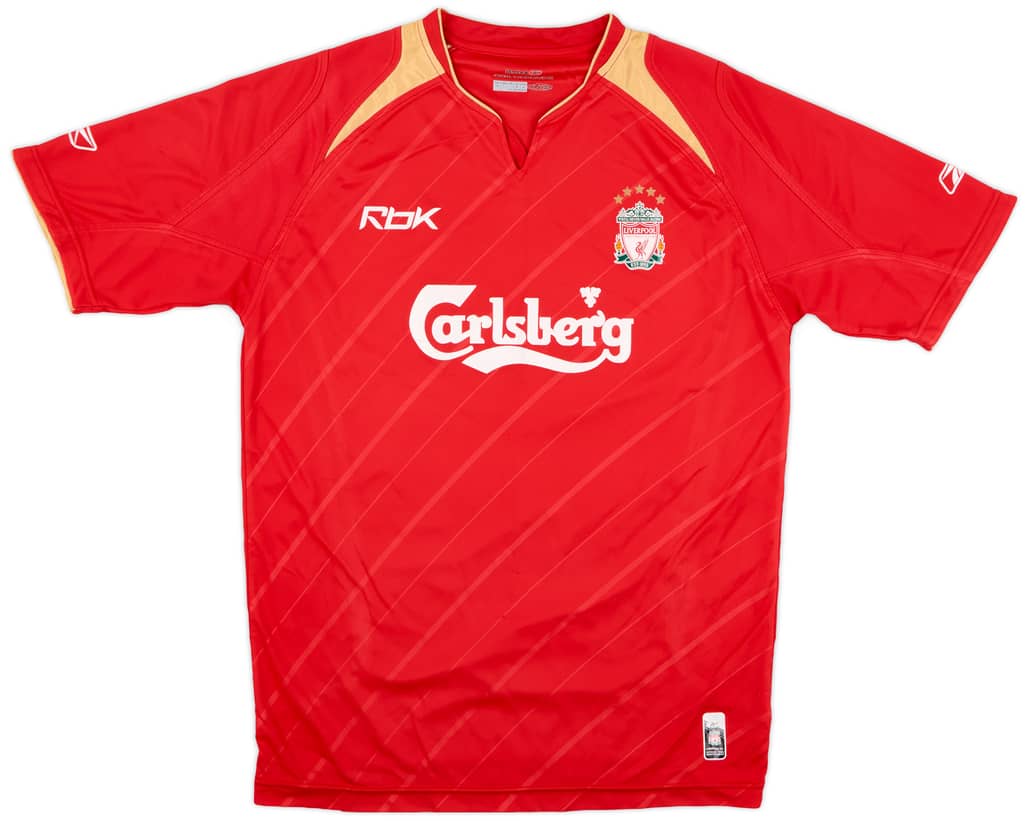 2005-06 Liverpool CL Home Shirt - 6/10 - (M)