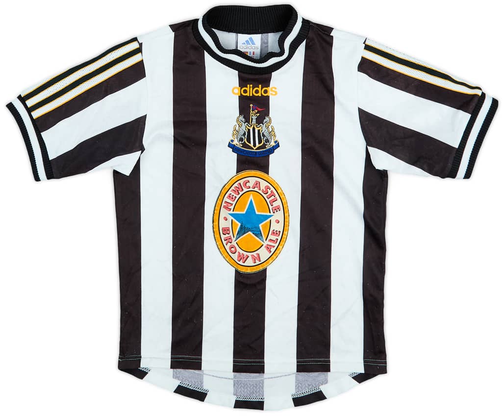 1997-99 Newcastle Home Shirt - 8/10 - (M.Boys)