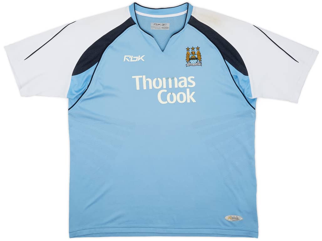 2006-07 Manchester City Home Shirt - 5/10 - (XL)