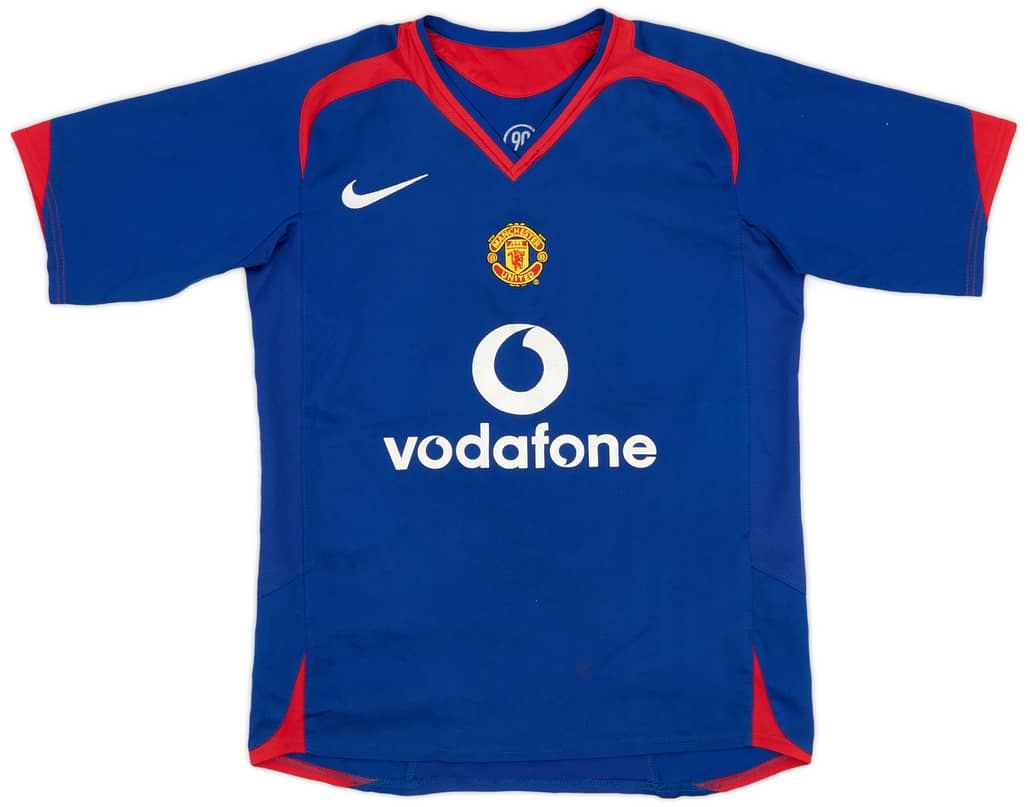 2005-06 Manchester United Away Shirt - 6/10 - (M.Boys)