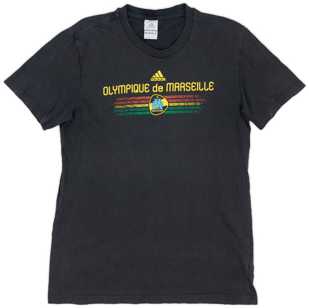 2010-11 Olympique Marseille adidas Graphic Tee - 7/10 - (L)