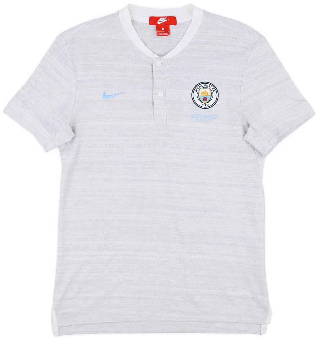 2018-19 Manchester City Nike Polo Shirt - 8/10 - (M)