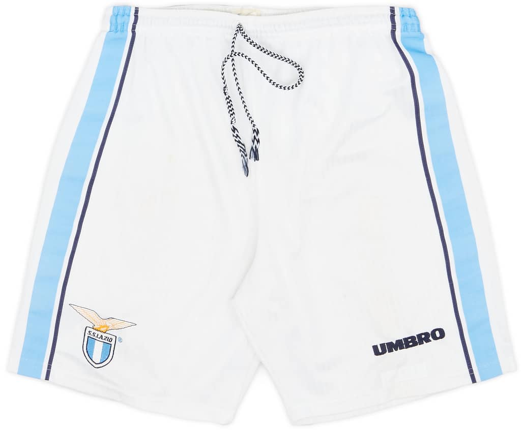 1997-98 Lazio Home Shorts - 8/10 - (Y)