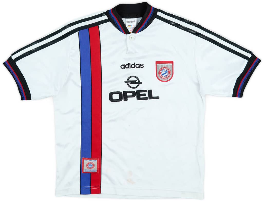 1996-98 Bayern Munich Away Shirt - 7/10 - (L.Boys)