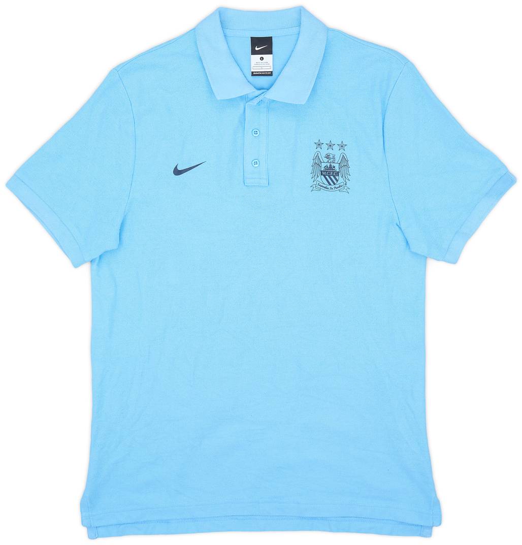 2013-14 Manchester City Nike Polo Shirt - 9/10 - (L)