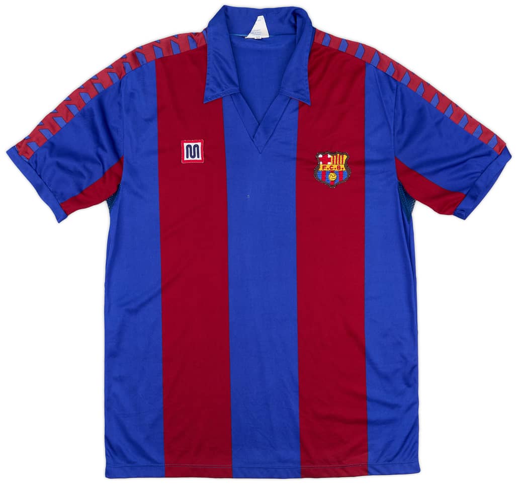 1984-89 Barcelona Home Shirt - 8/10 - (L)
