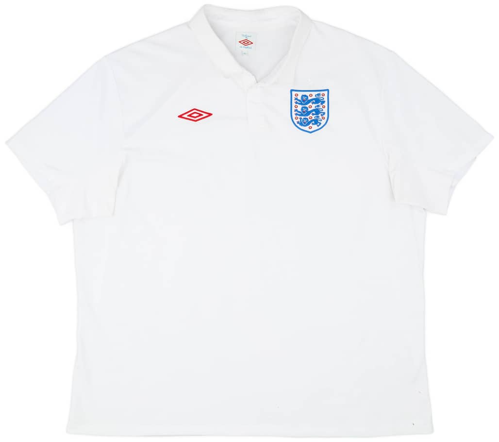2009-10 England Home Shirt - 9/10 - (3XL)