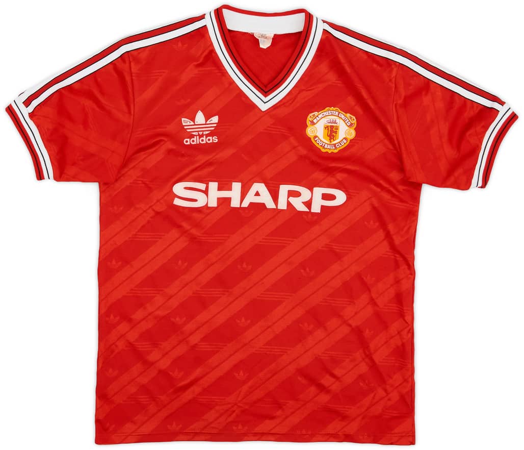 1986-88 Manchester United Home Shirt - 6/10 - (M)