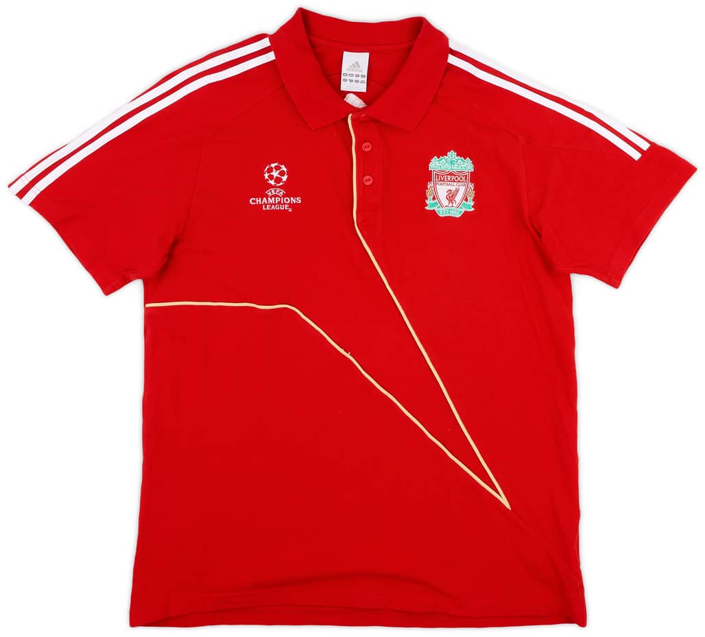 2009-10 Liverpool adidas CL Polo Shirt - 8/10 - (XL/XXL)