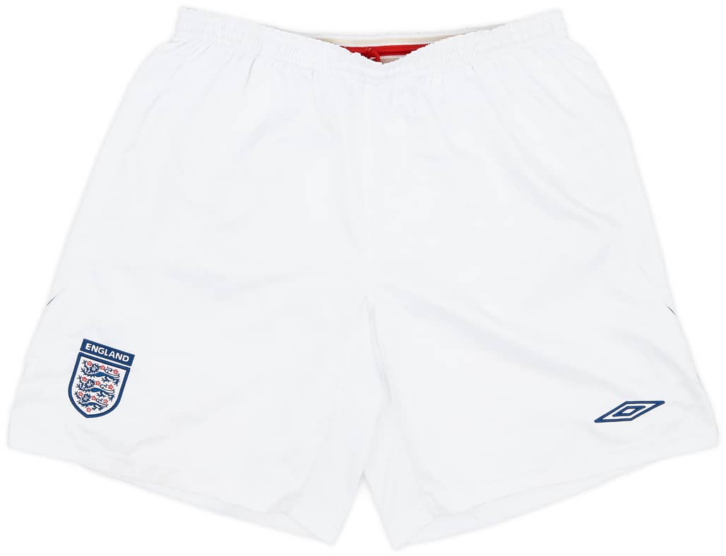 2007-08 England Alternate Home Shorts - 6/10 - (XXL)