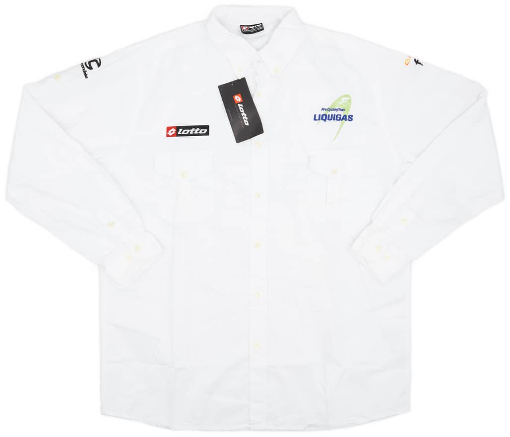 2000s Lotto Button-Up Shirt (Liquigas Pro Cycling) (XXL)