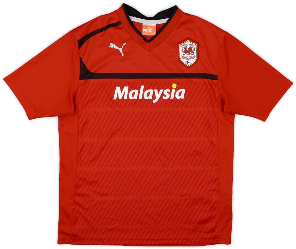 2013-14 Cardiff Home Shirt - 7/10 - (XL.Boys)
