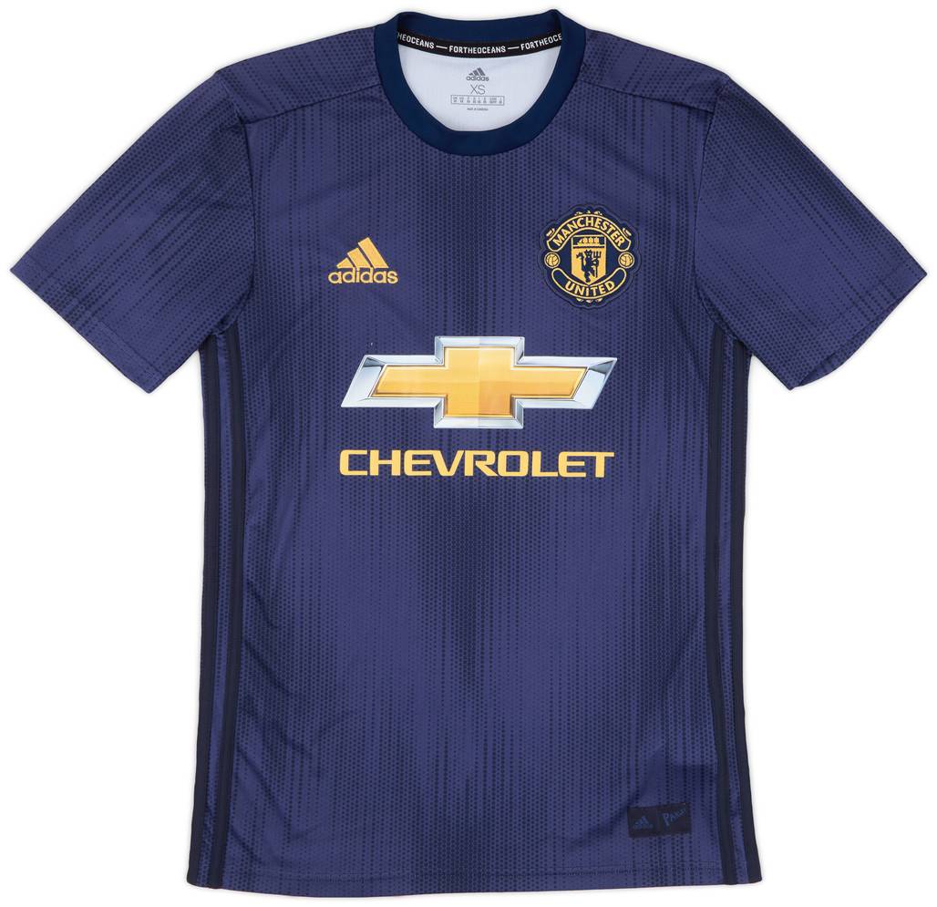 2018-19 Manchester United Third Shirt - 9/10 - (XS)