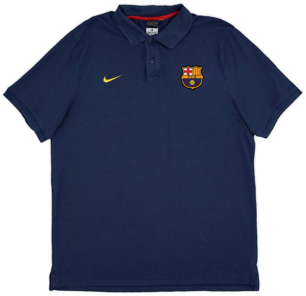 2013-14 Barcelona Nike Polo Shirt - 8/10 - (XL)