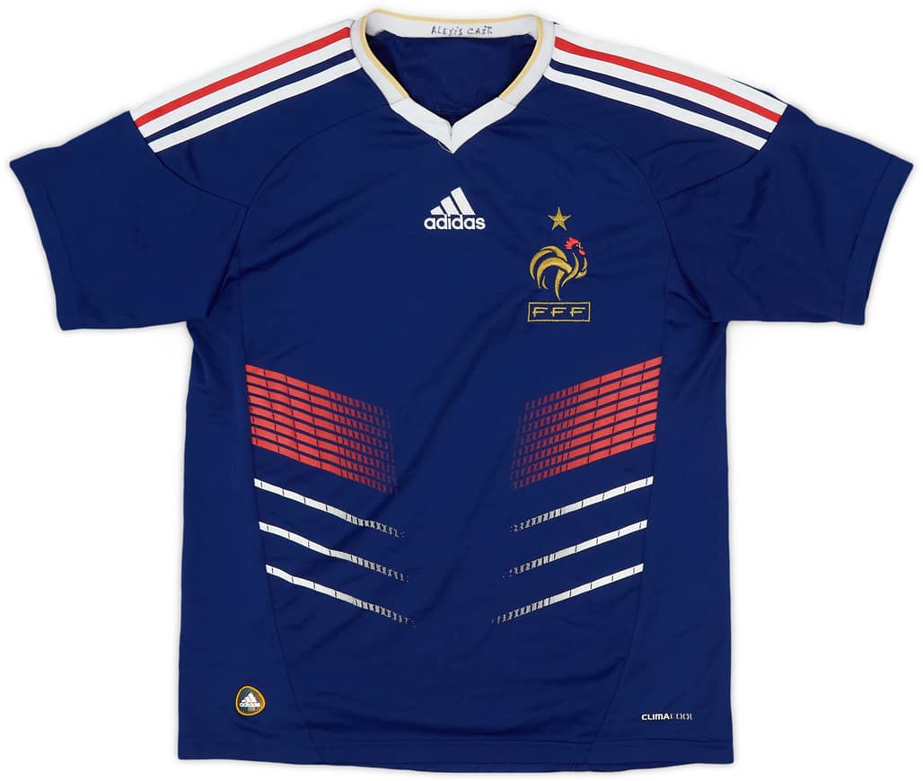 2009-10 France Home Shirt - 7/10 - (L.Boys)