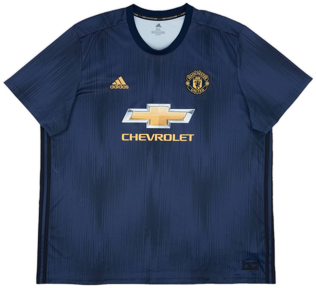 2018-19 Manchester United Third Shirt - 8/10 - (3XL)